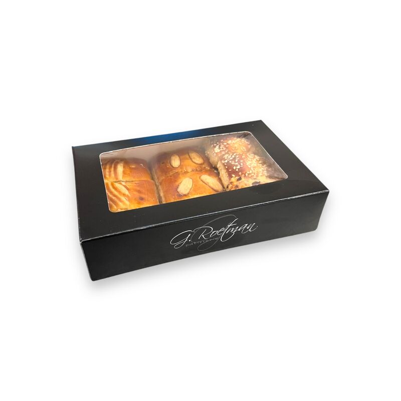 Hartige hapjes assortiment (doosje 9 stuks)