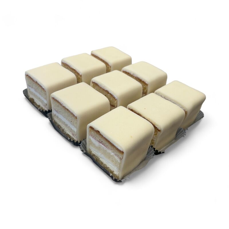 Slagroom petitfours blanco