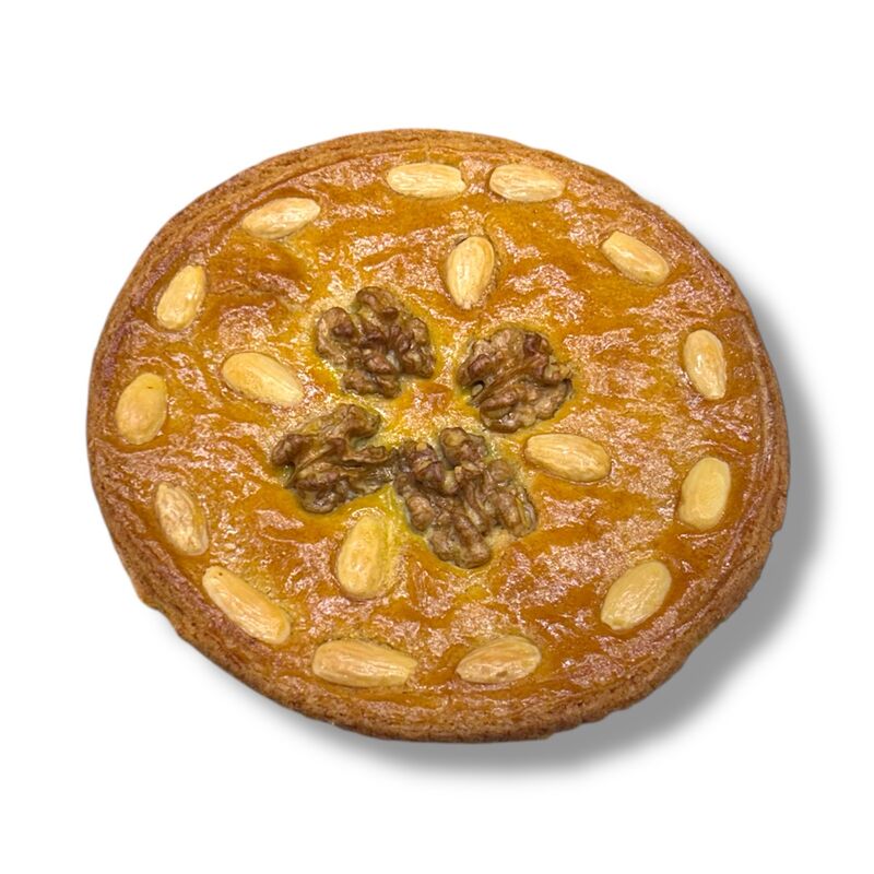 Walnoot-karamel boterkoek